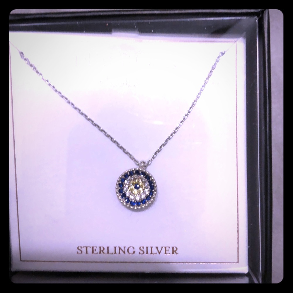 Rand new Melrose silver and blue necklace